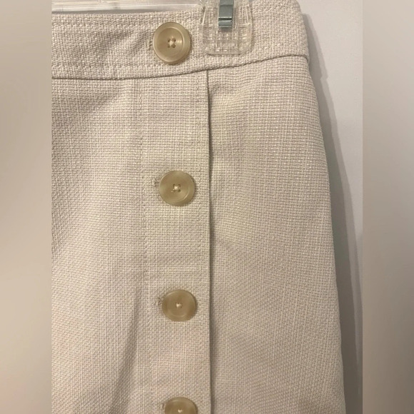 Ann Taylor Button Front Skirt - Picture 3 of 5